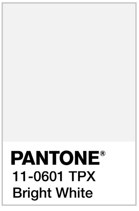 pantone bright white